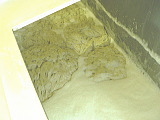 小麦粉が洗われている時の写真